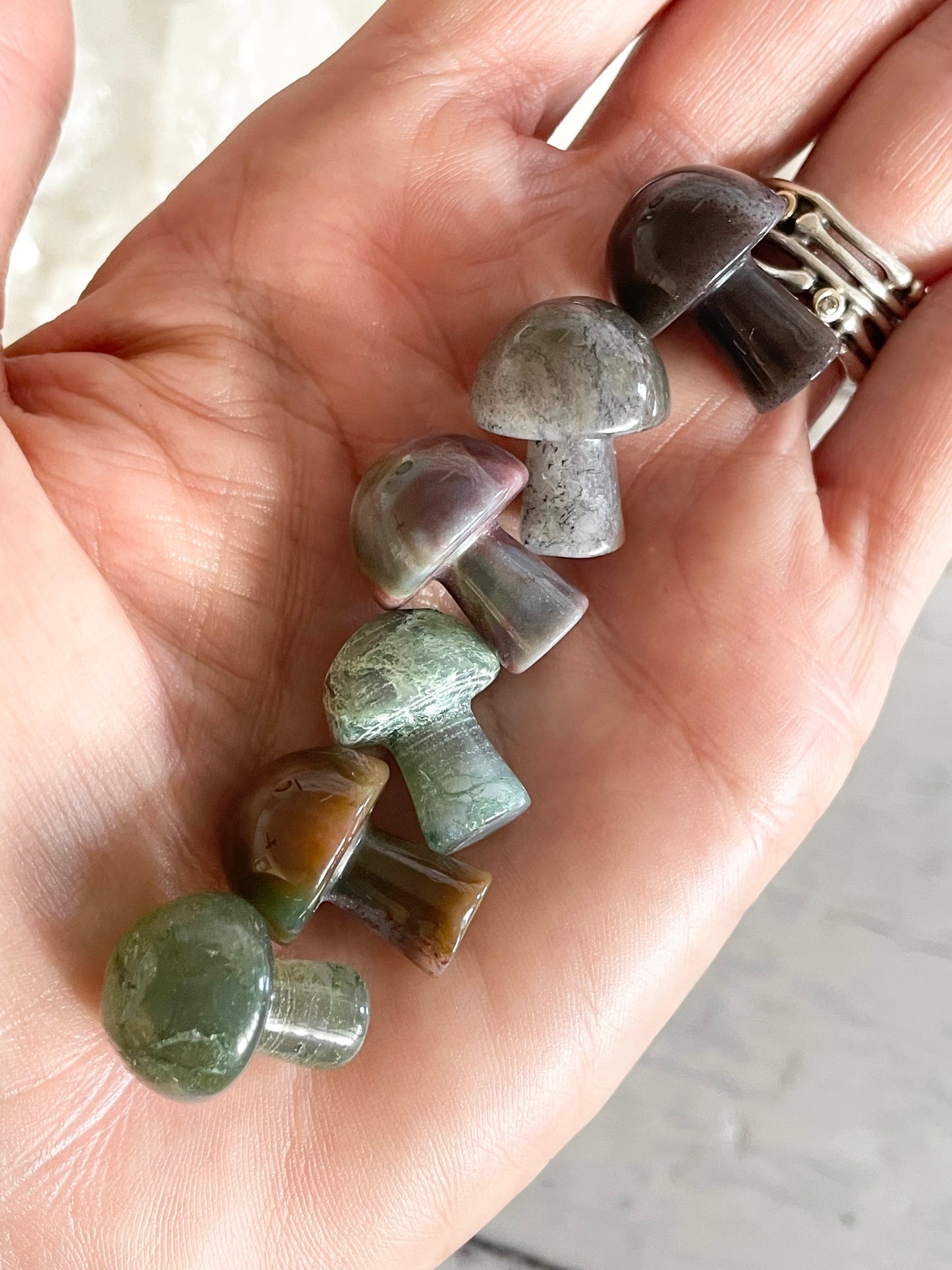 Intuitively chosen ~ Agate Mushroom