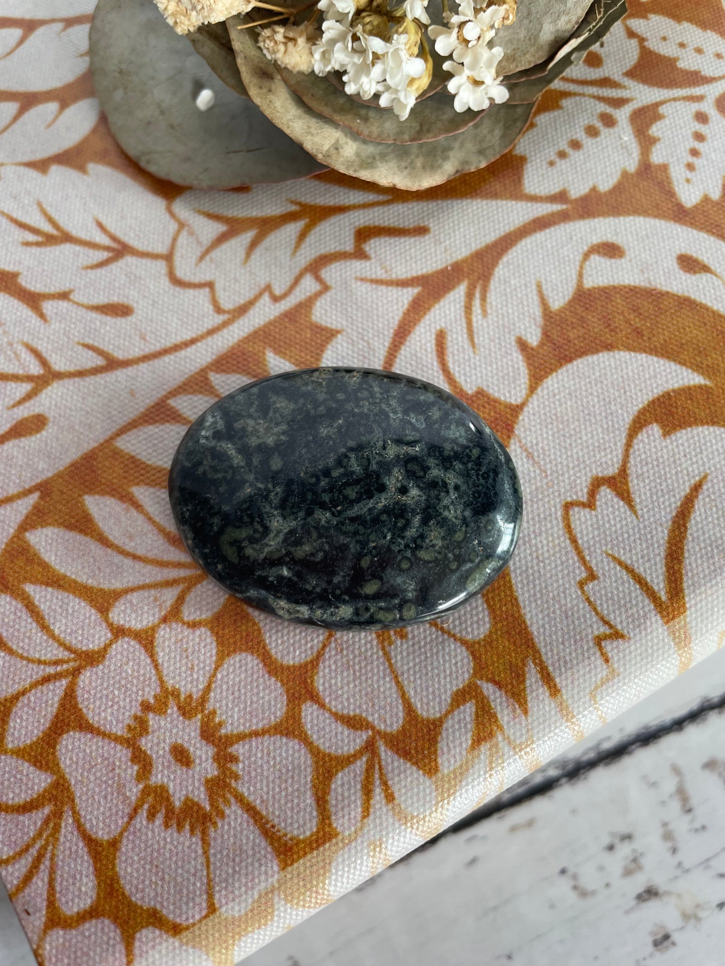 Kambaba Jasper Thumb/Worry Stone