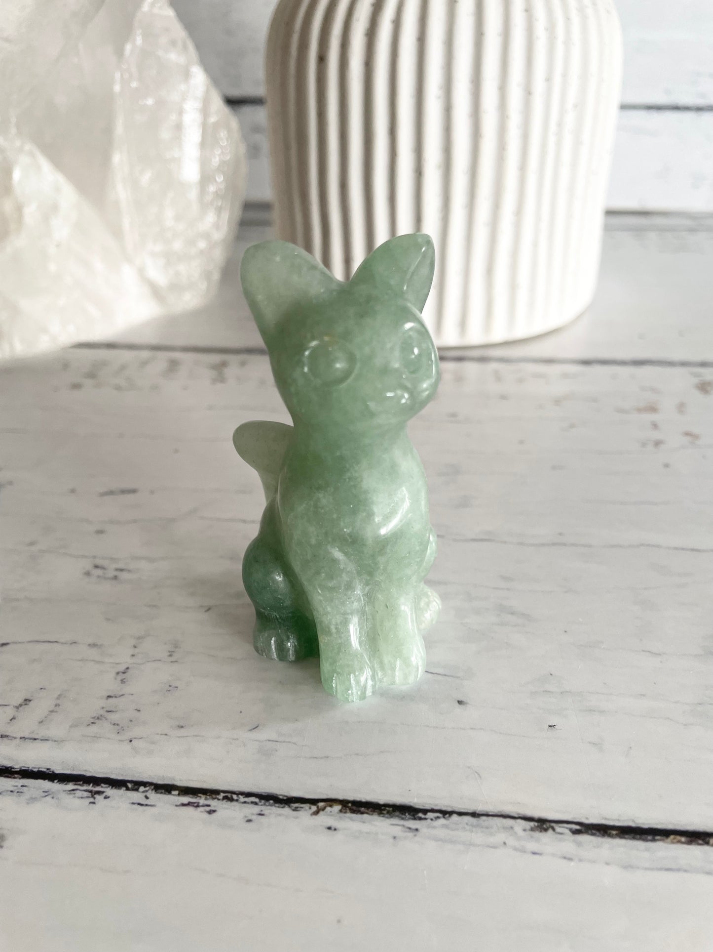 Cat - Green Aventurine