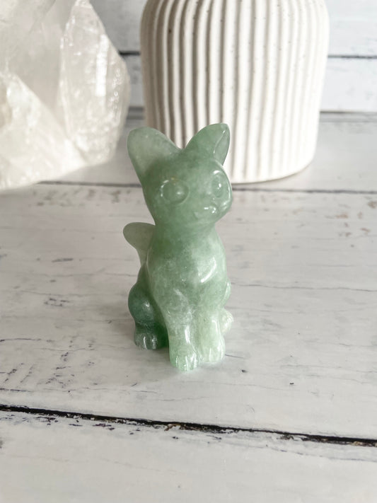 Cat - Green Aventurine