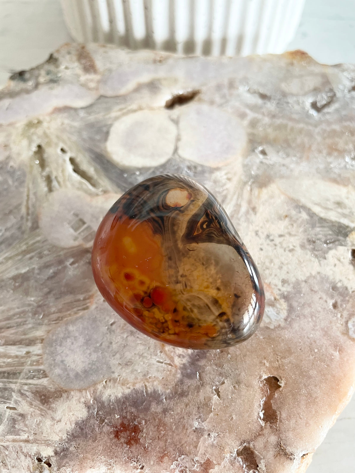 Madagascar Agate Freeform/Palmstone