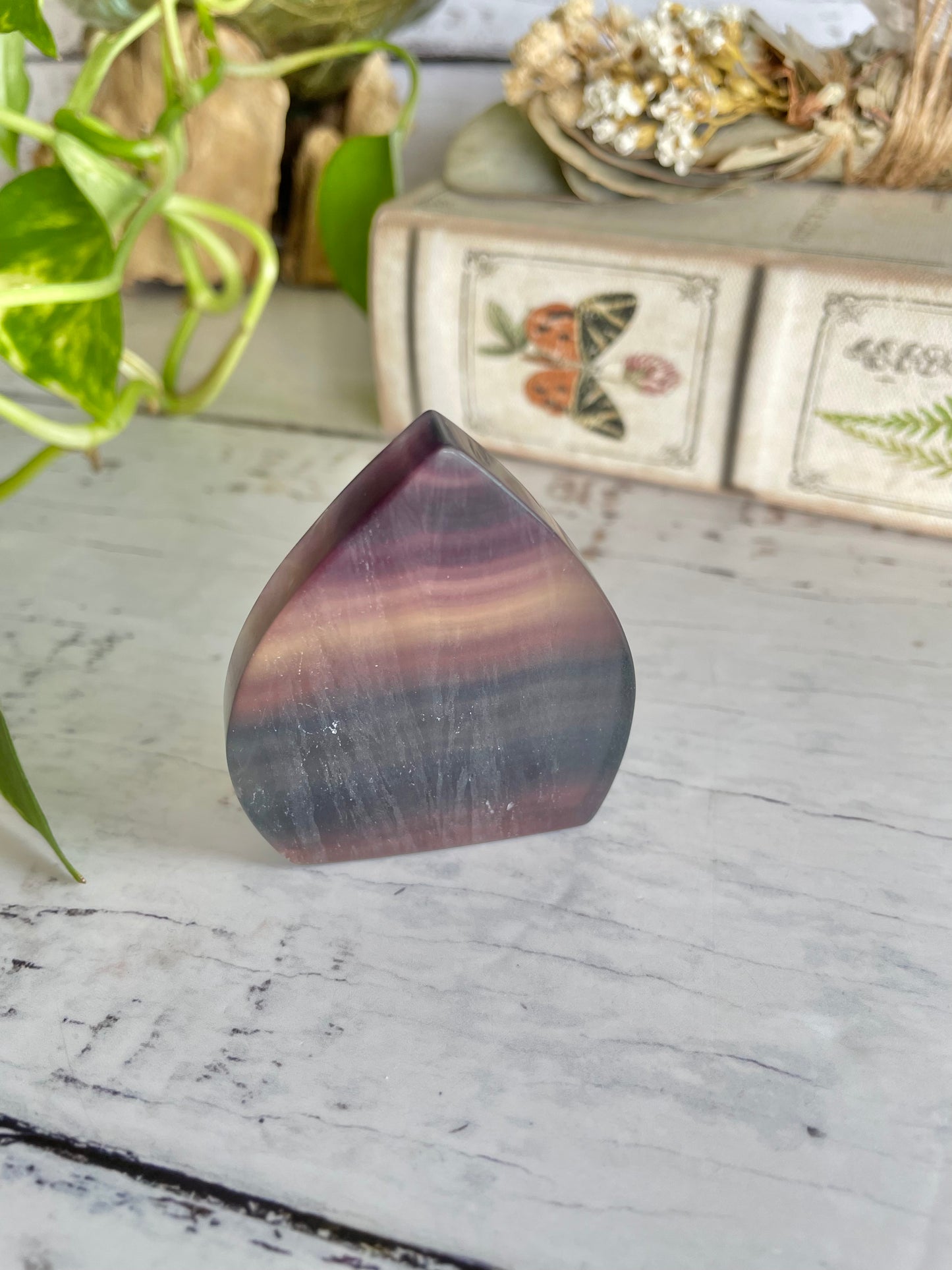 Rainbow Fluorite Dome