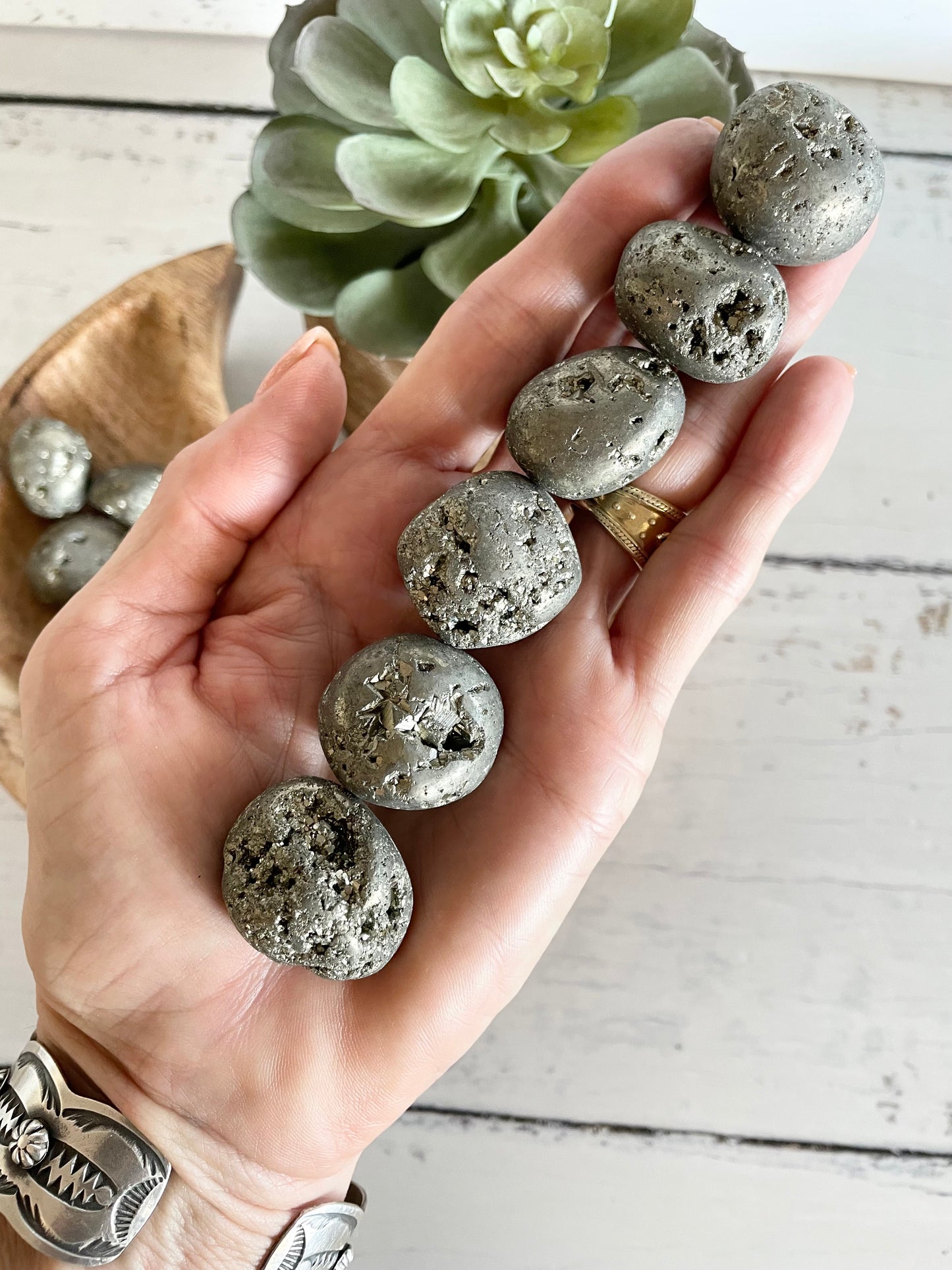 Pyrite Tumble Stones