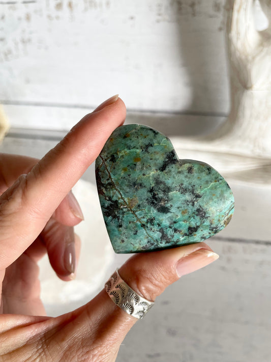 African Turquoise Heart