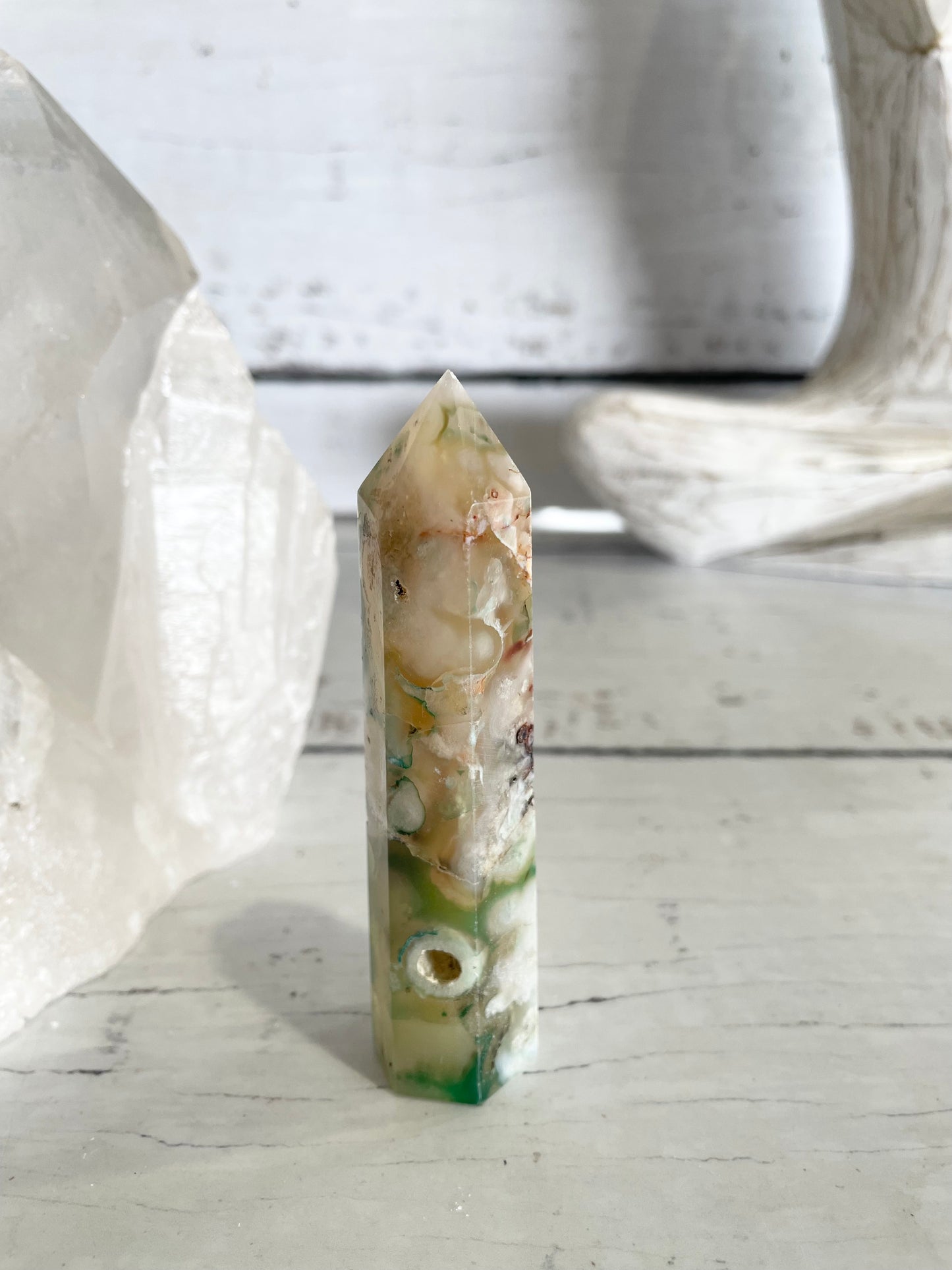 Green Flower Agate Generator