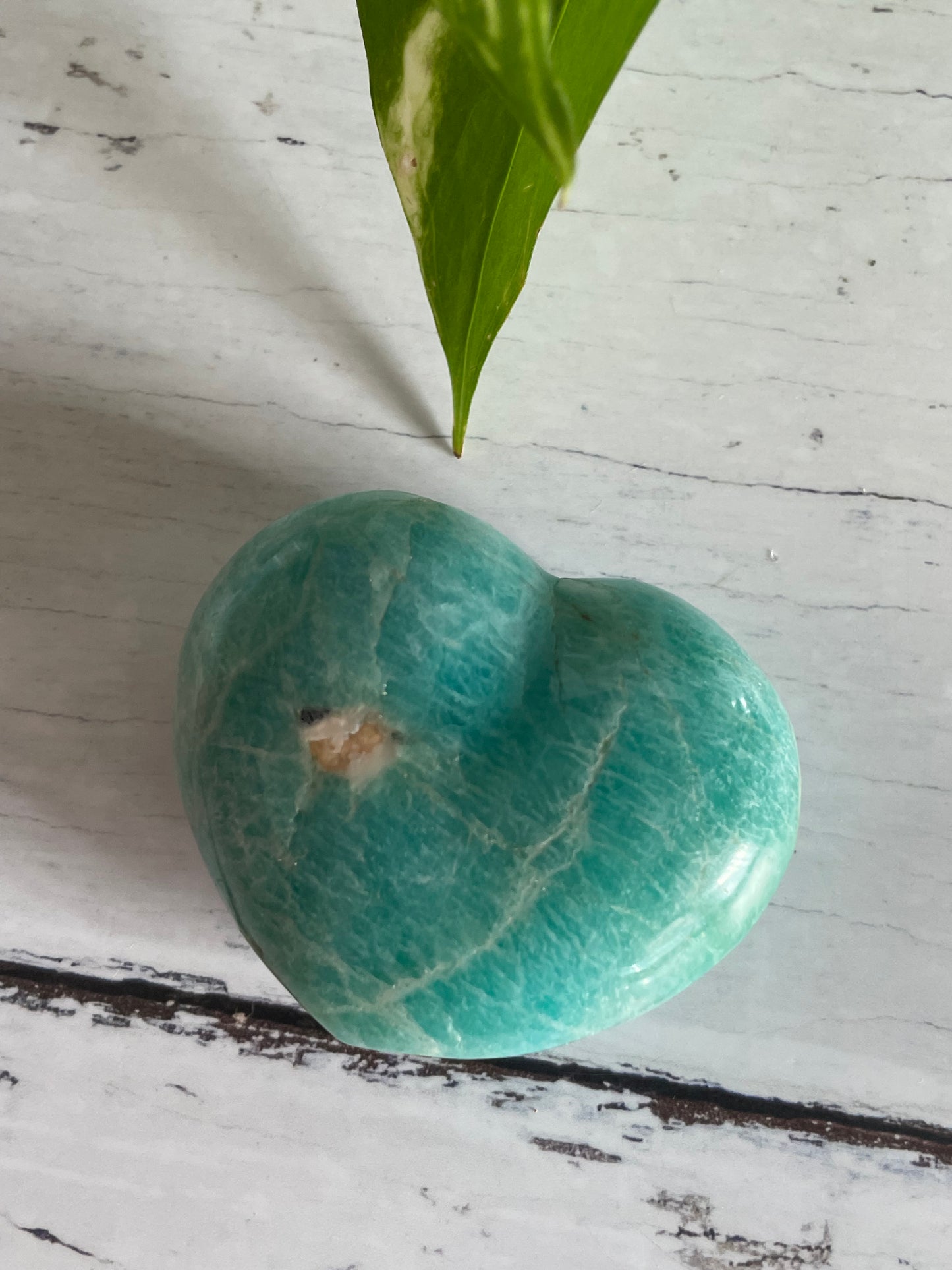 Amazonite Heart