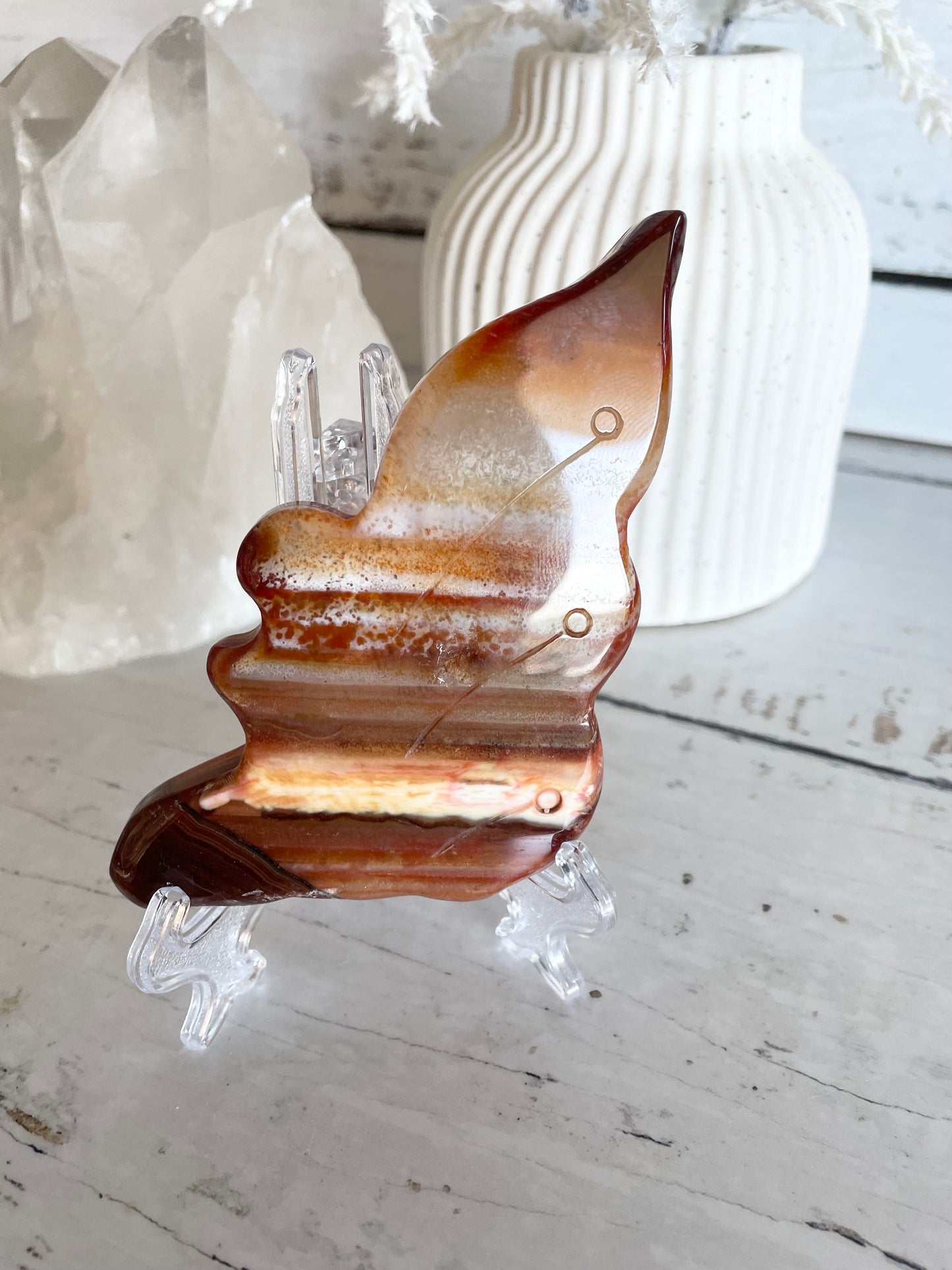 Carnelian Fairy with stand