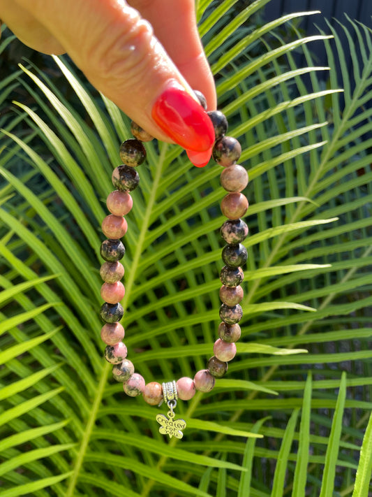 Rhodonite Healing Anklet