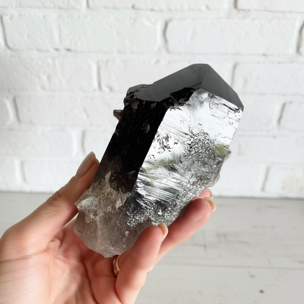 Smoky Quartz Cluster