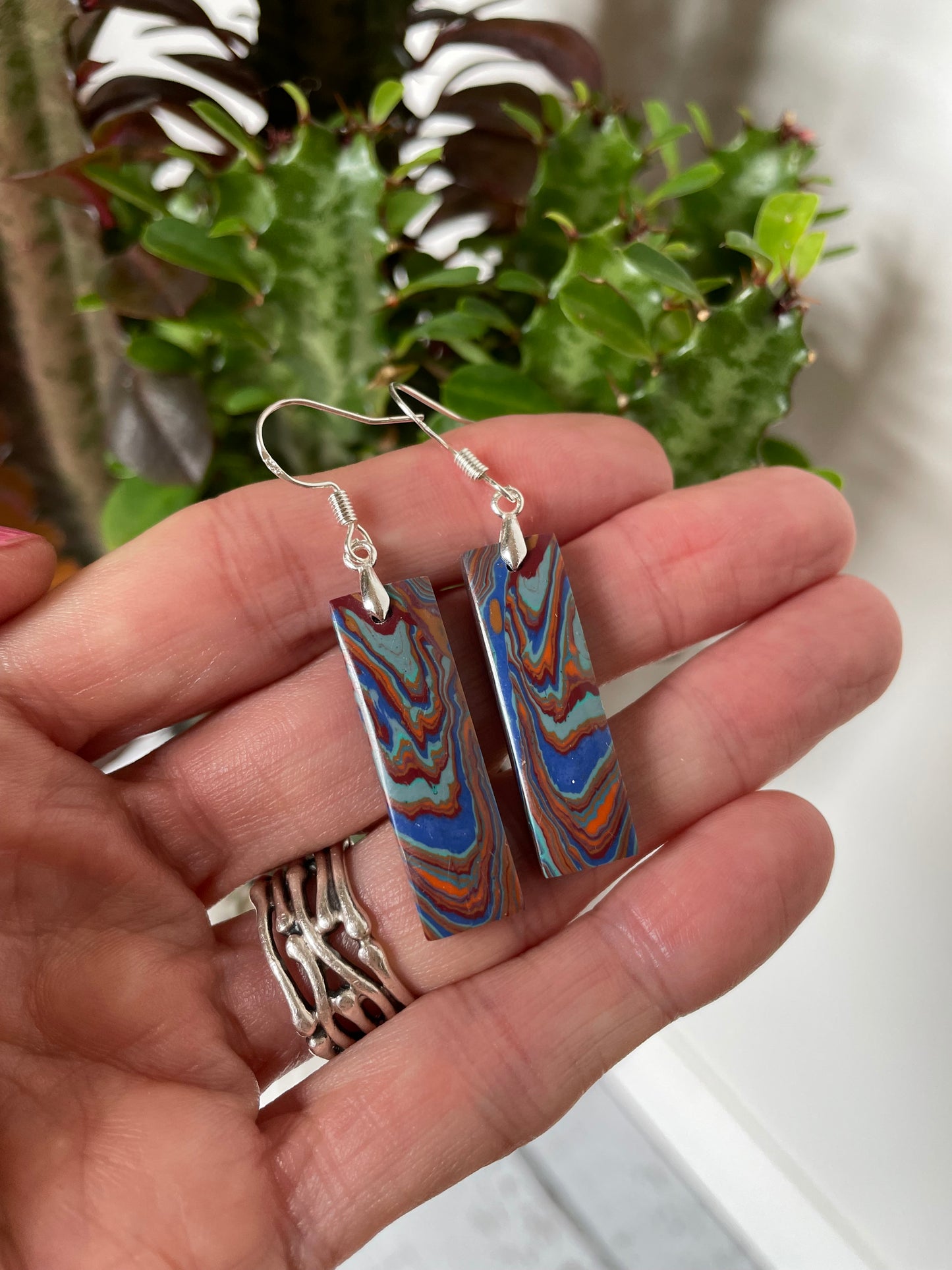 Sweetgrass Studio ~ Rainbow Calisilica Dangles