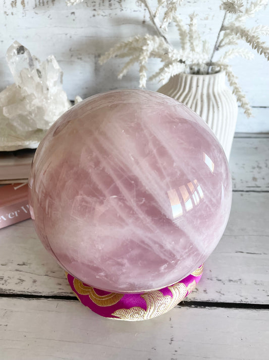 Rose Quartz Sphere ~ 4.5kgs