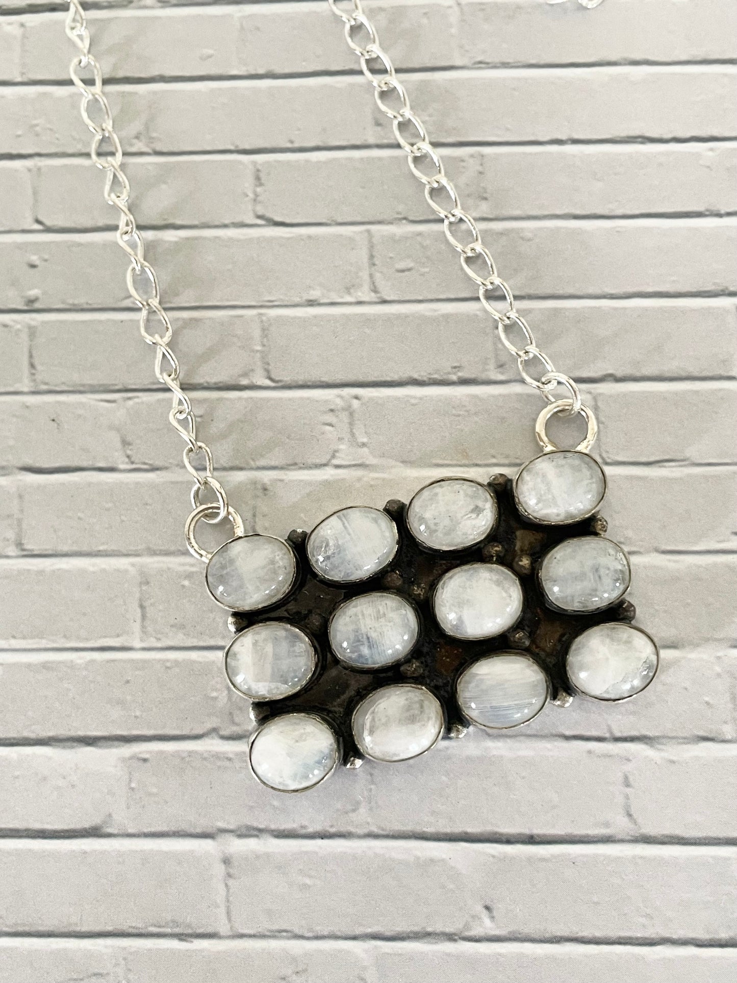 Rainbow Moonstone Necklace