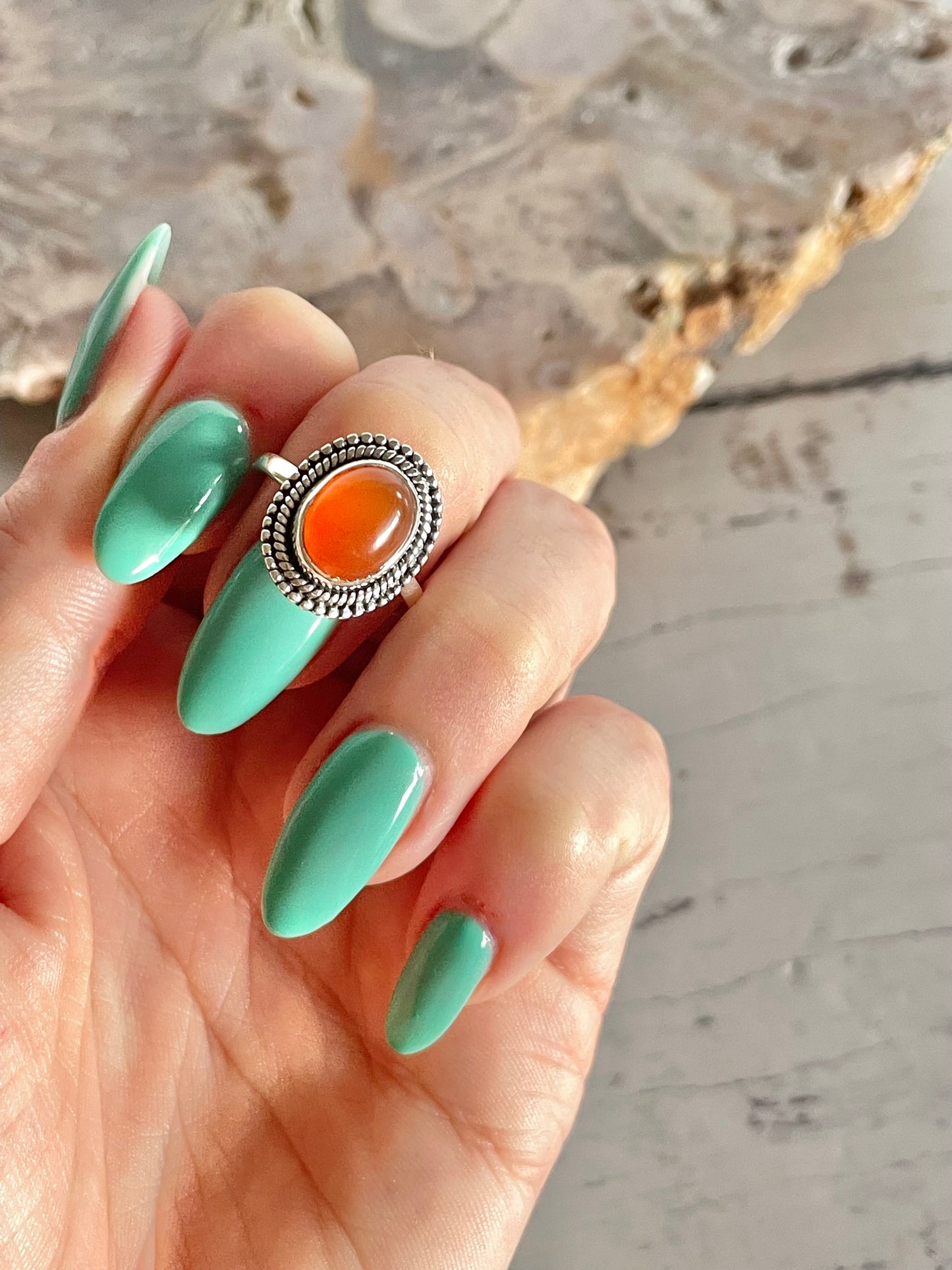 Carnelian Ring ~ size 7