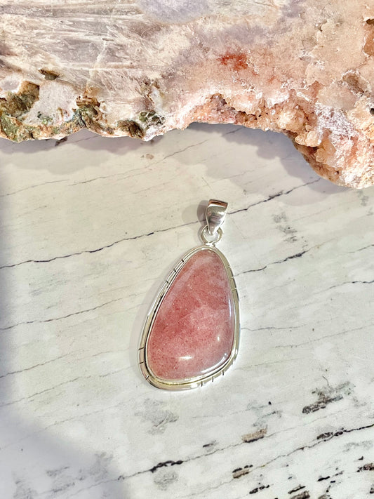 Strawberry Quartz Pendant