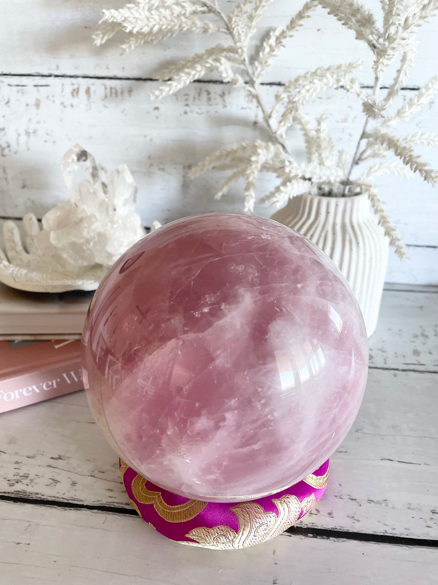 Rose Quartz Sphere ~ 4.5kgs