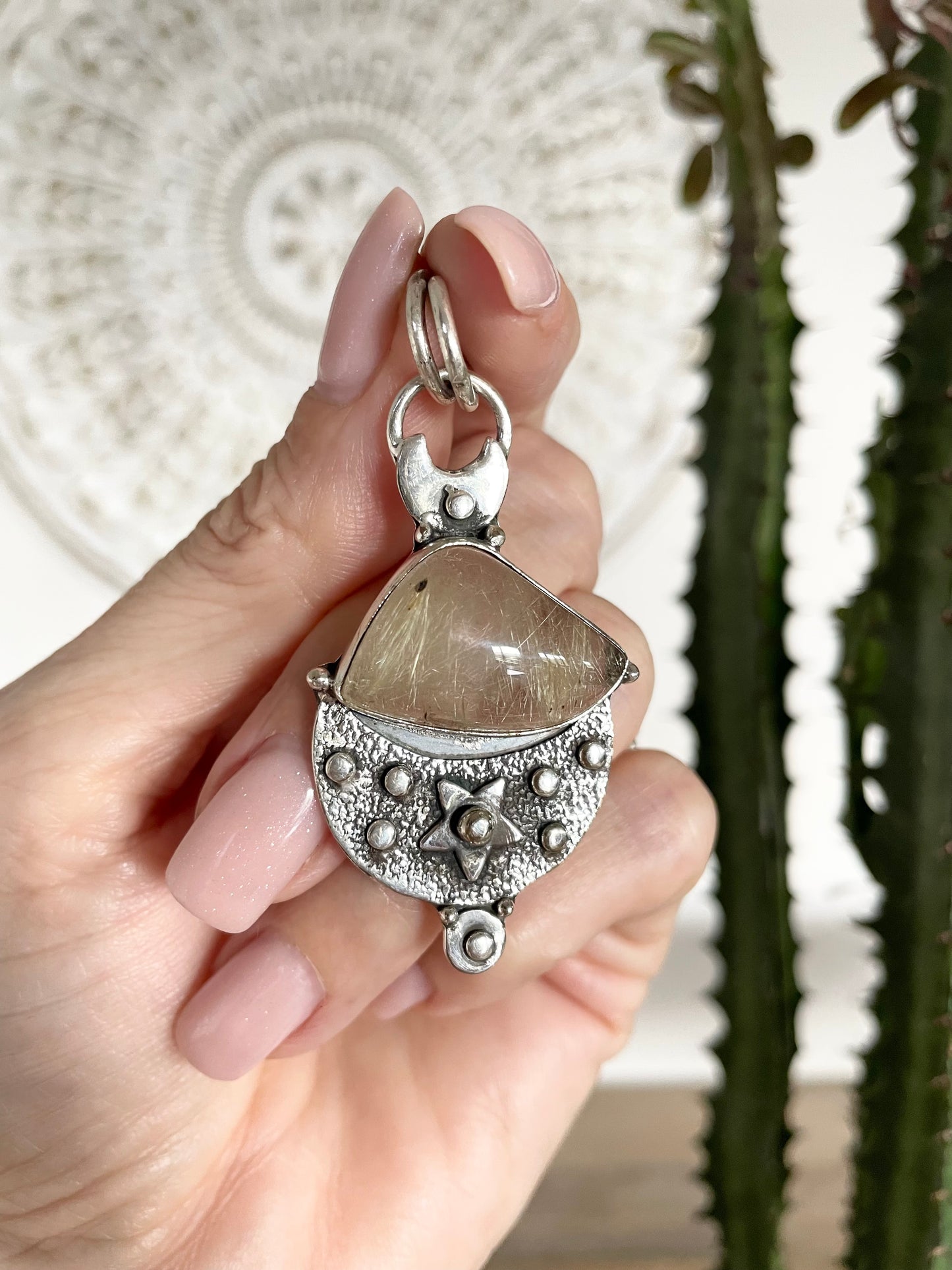 Golden Rutile Quartz pendant