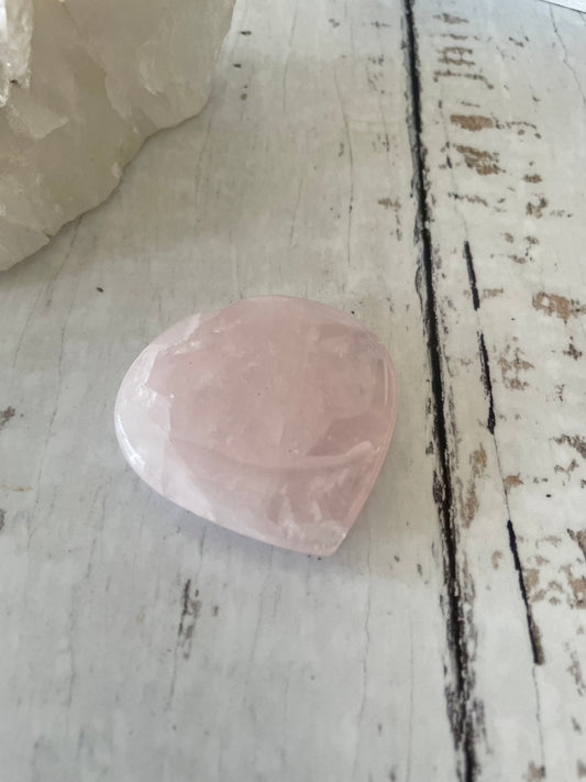 Rose Quartz Heart