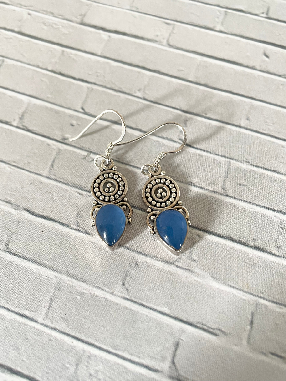 Chalcedony Dangles