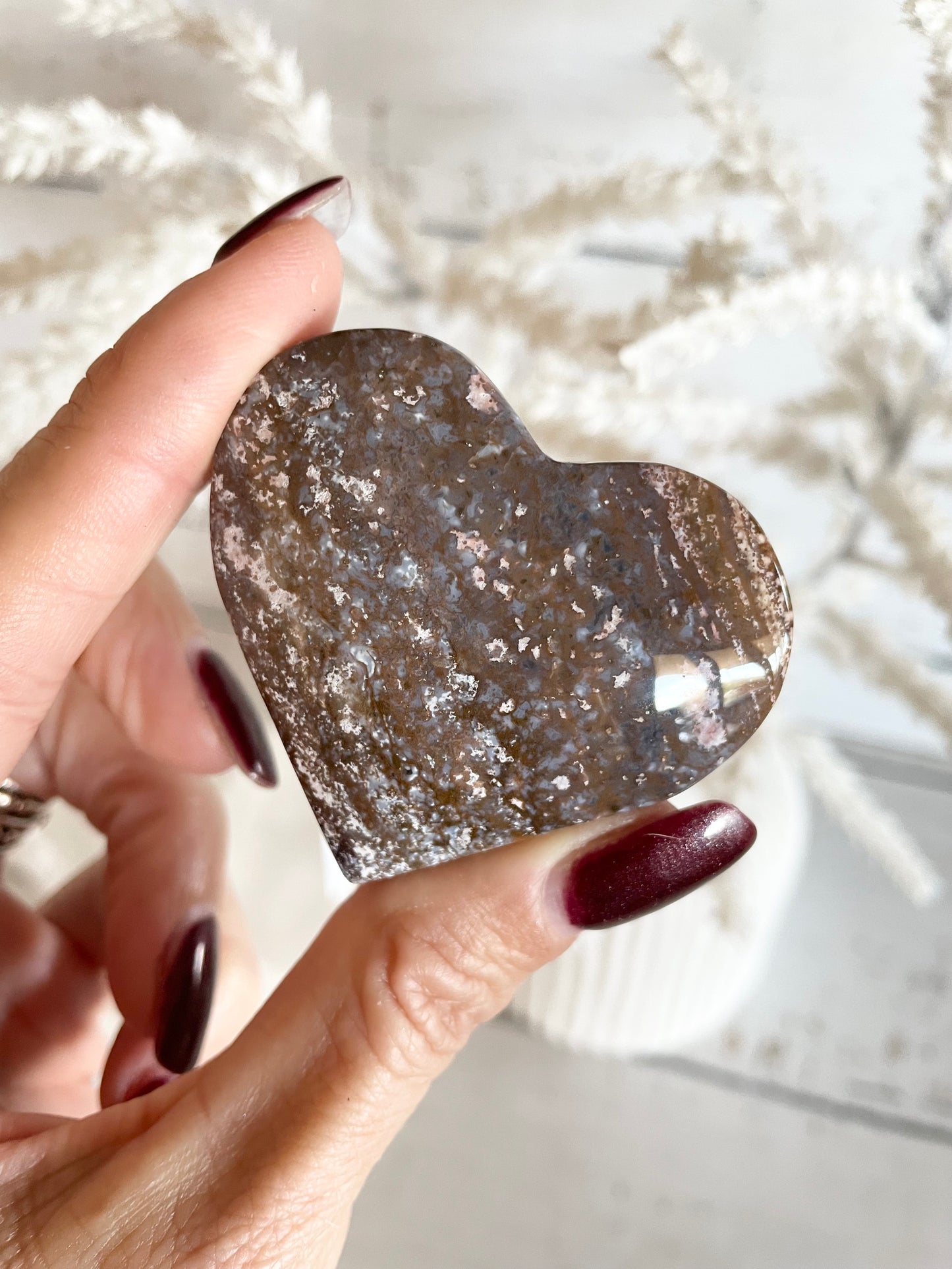 Ocean Jasper Heart