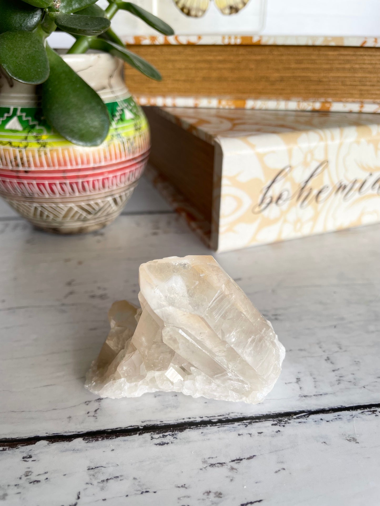 Golden Healer Lemurian Cluster