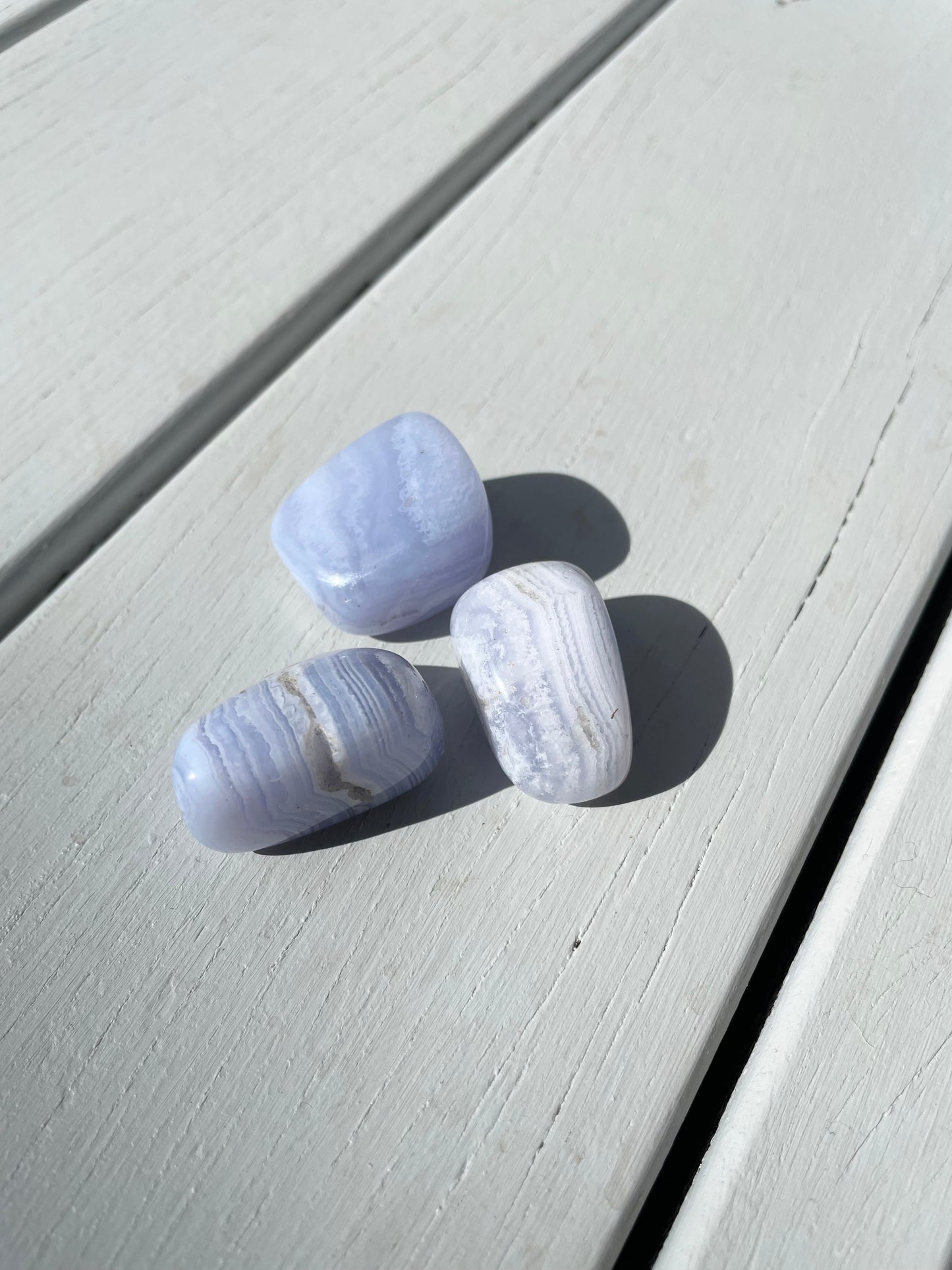 Blue Lace Agate Tumble Stones