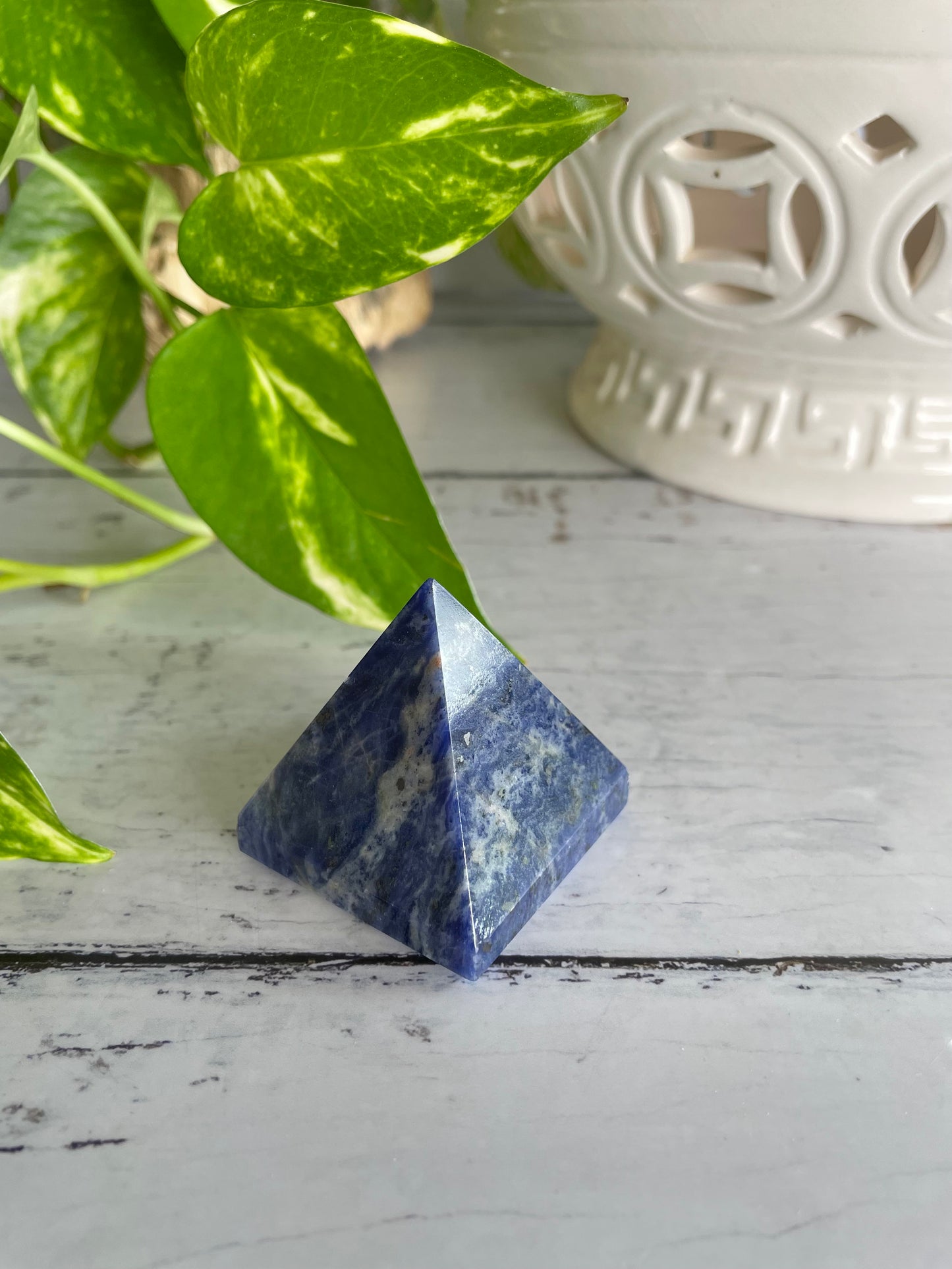 Sodalite Pyramid