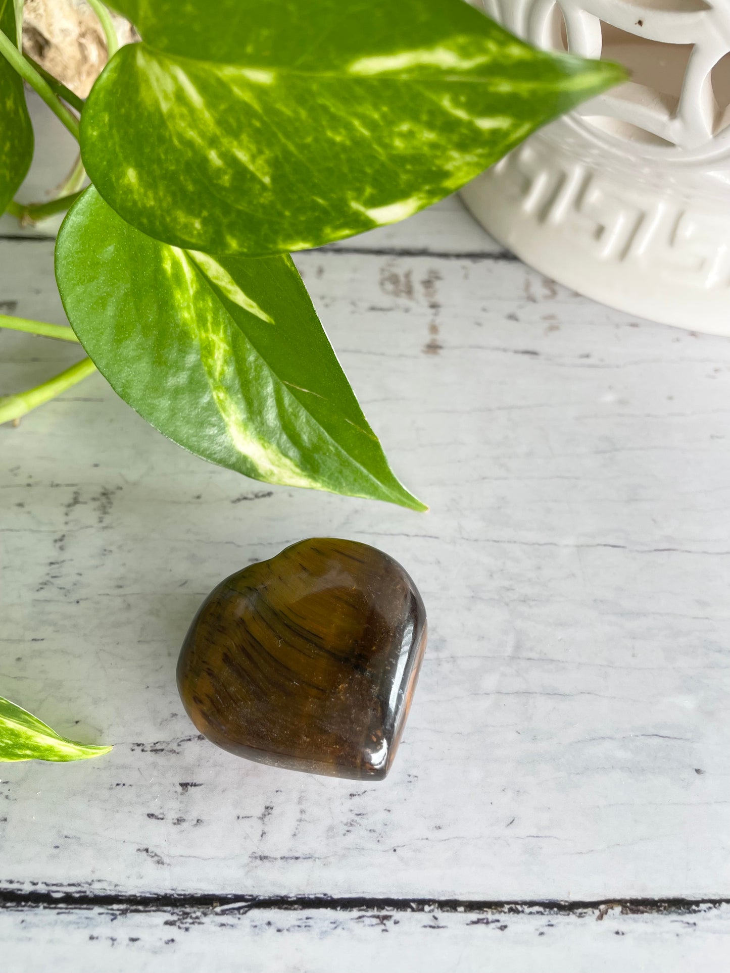 Tigers Eye Heart