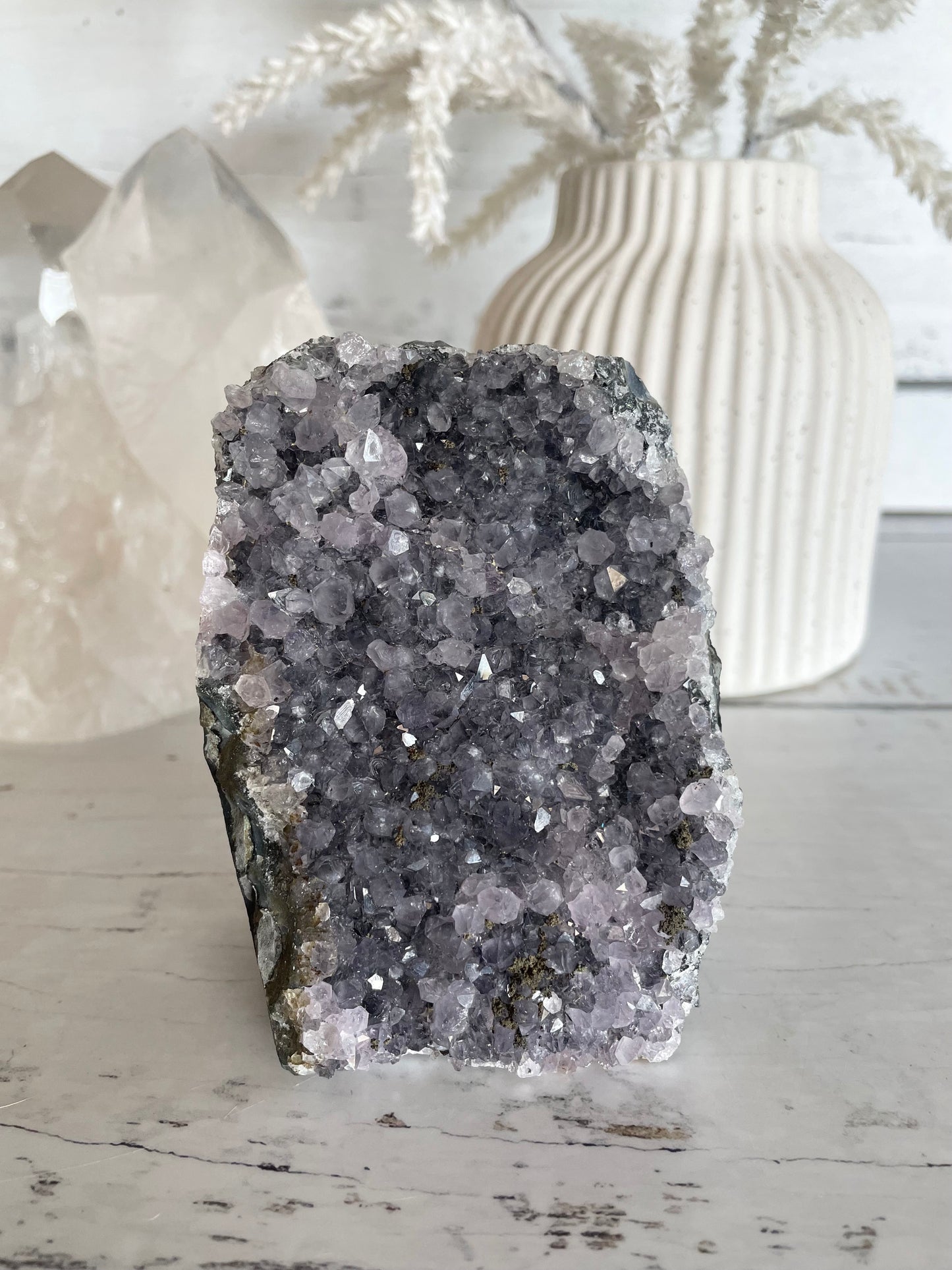 Amethyst Standing Cluster