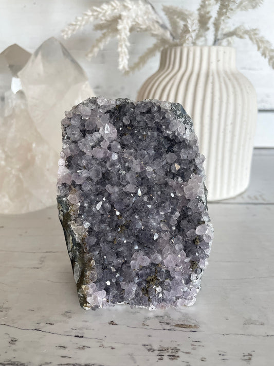 Amethyst Standing Cluster