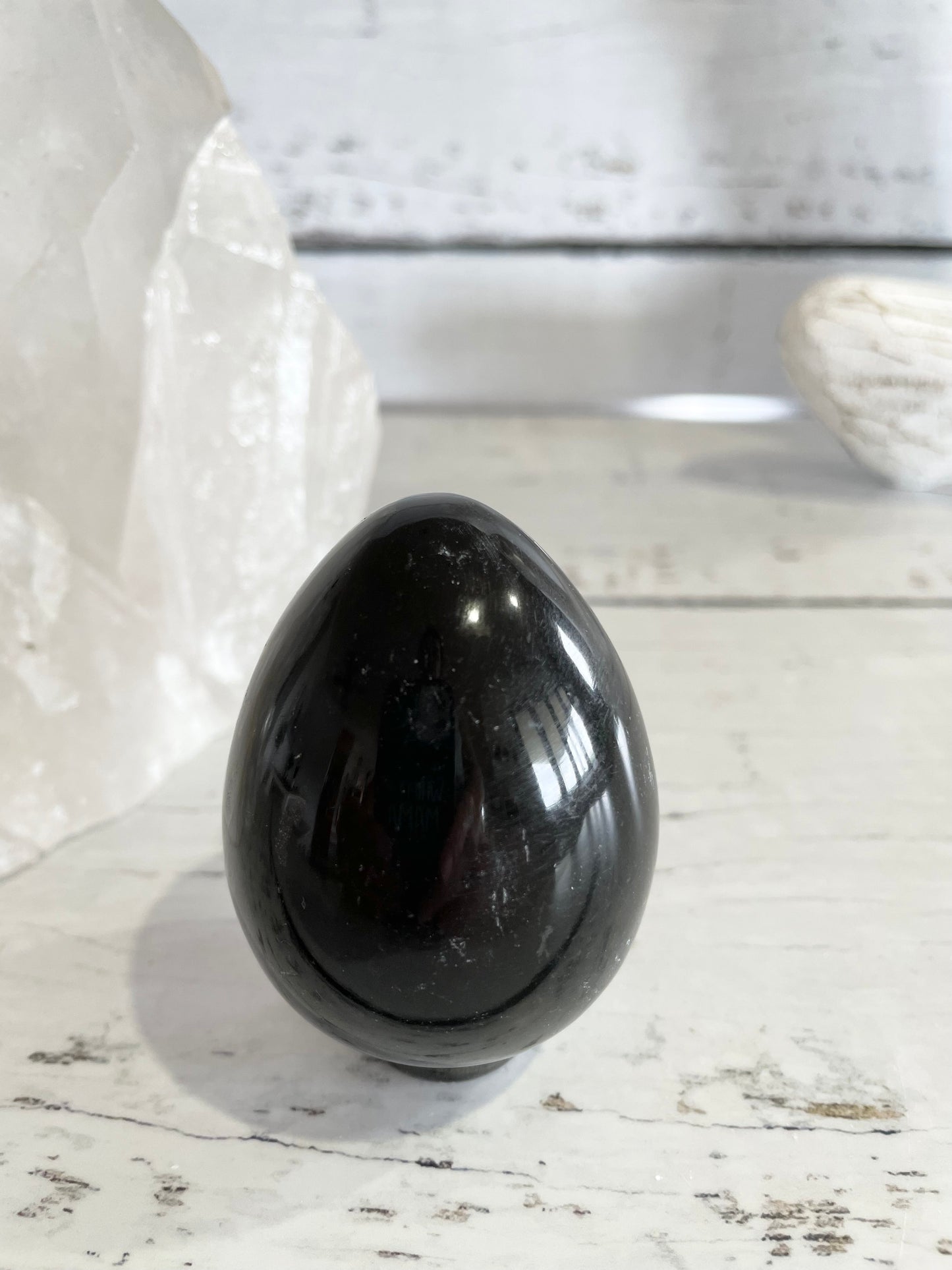 Sardonyx Egg includes hematite ring