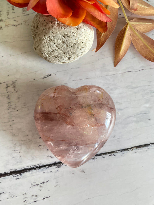 Fire Quartz Heart