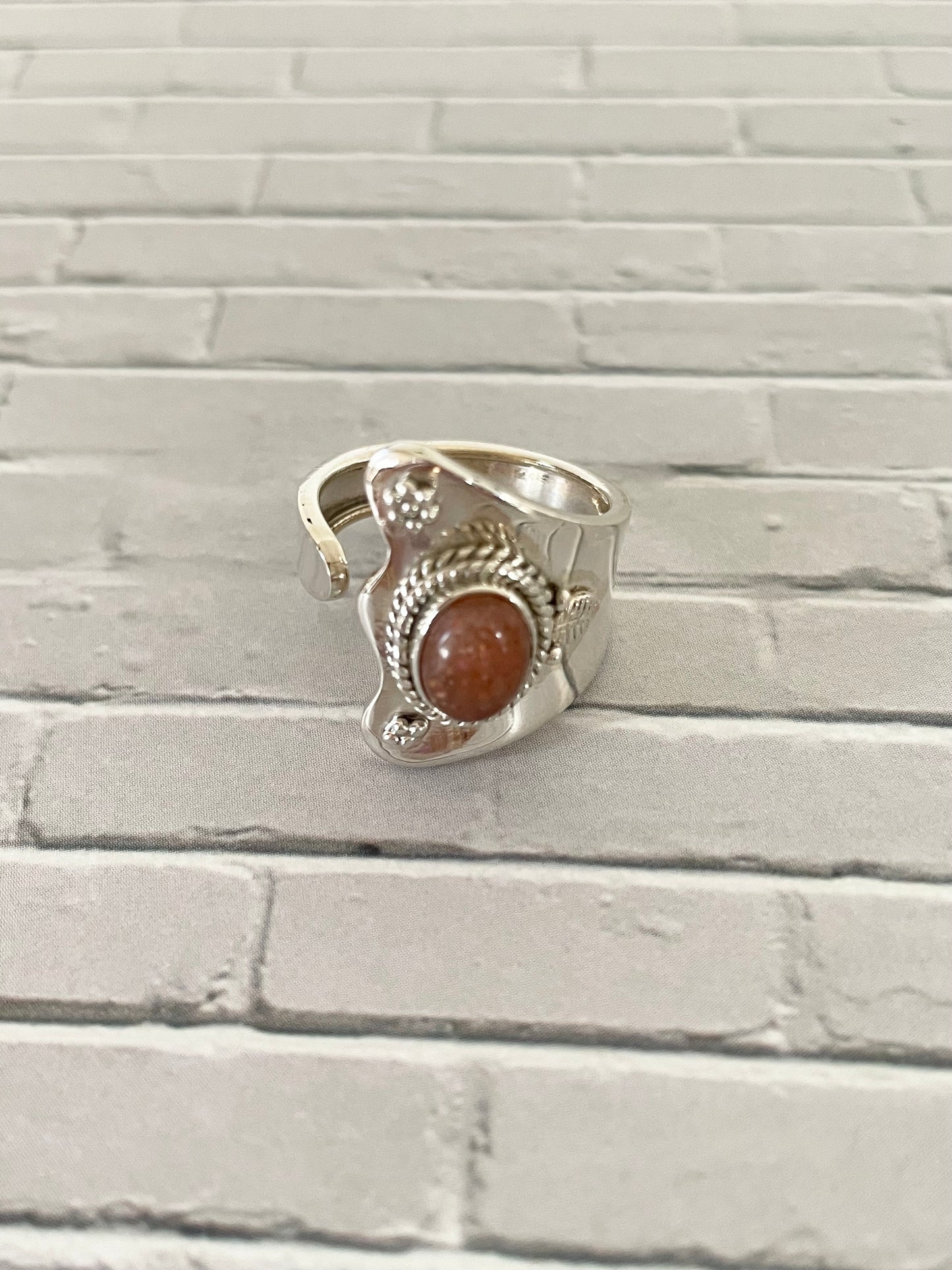 Sunstone Ring - adjustable size 6-10