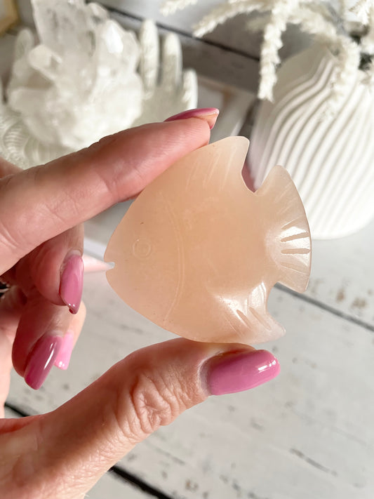 Angel Fish ~ Peach Aventurine