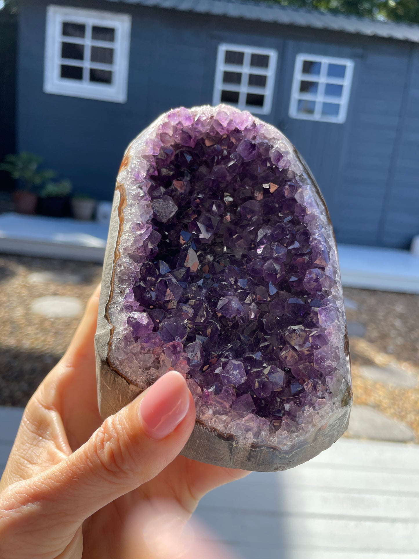 Amethyst Standing Cluster