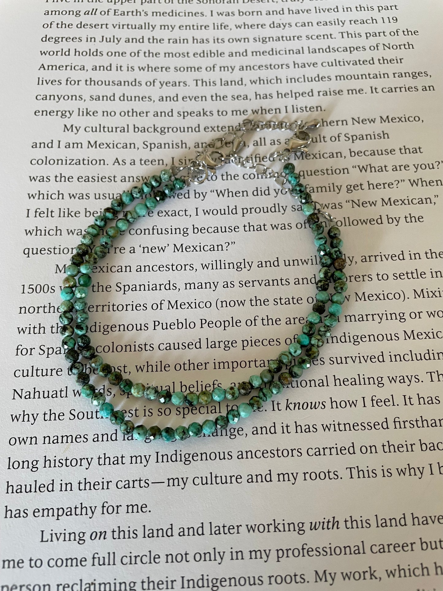 Faceted Bracelet ~ African Turquoise