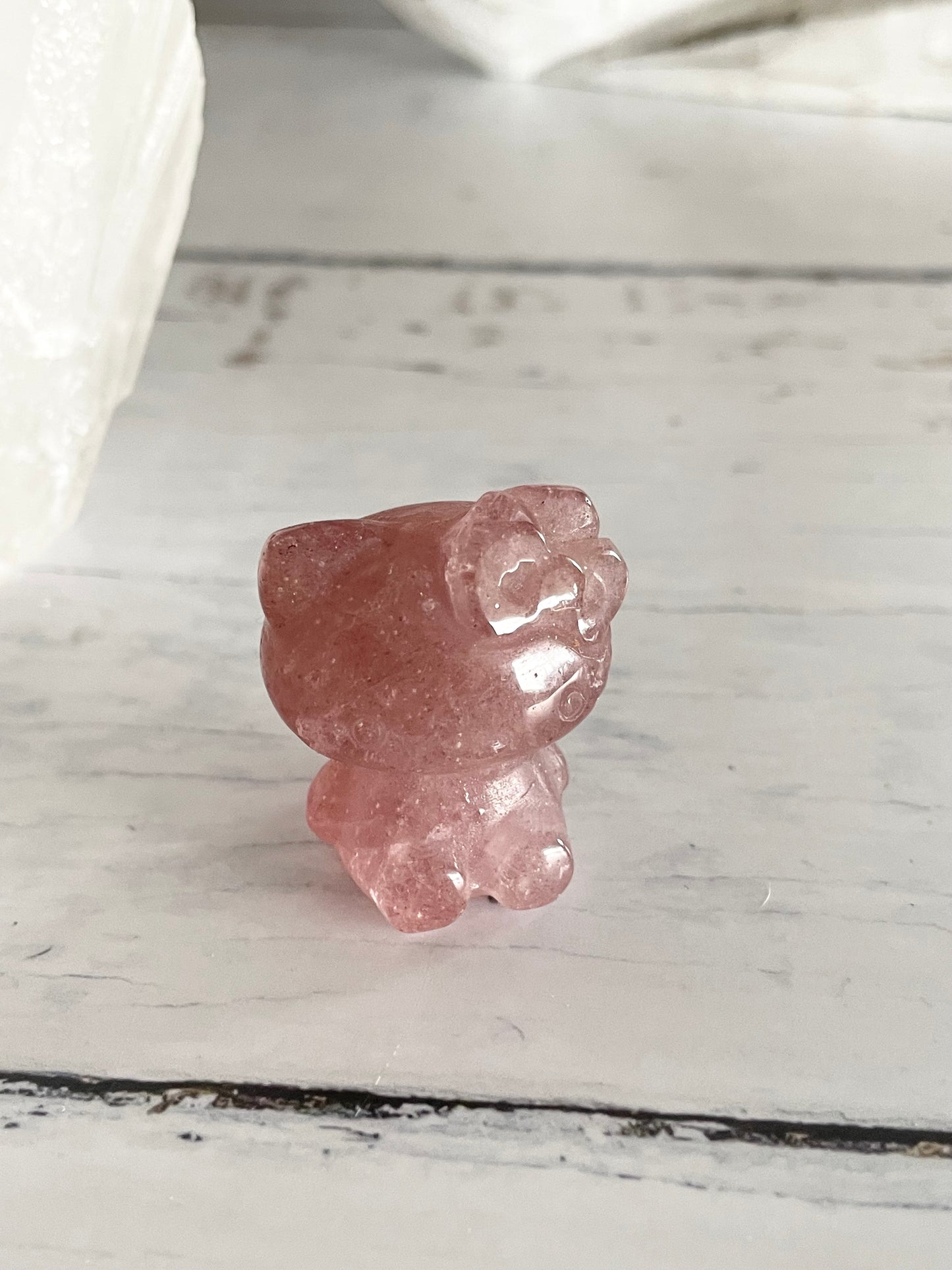 Strawberry Quartz Kitty