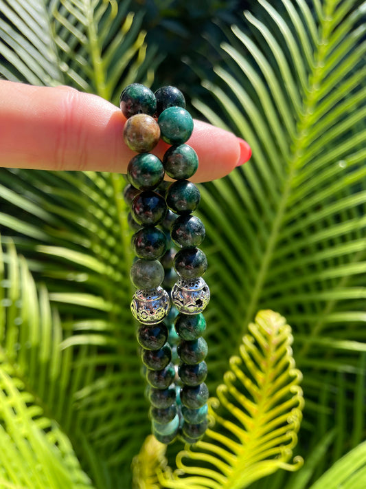 Emerald Healing Anklet