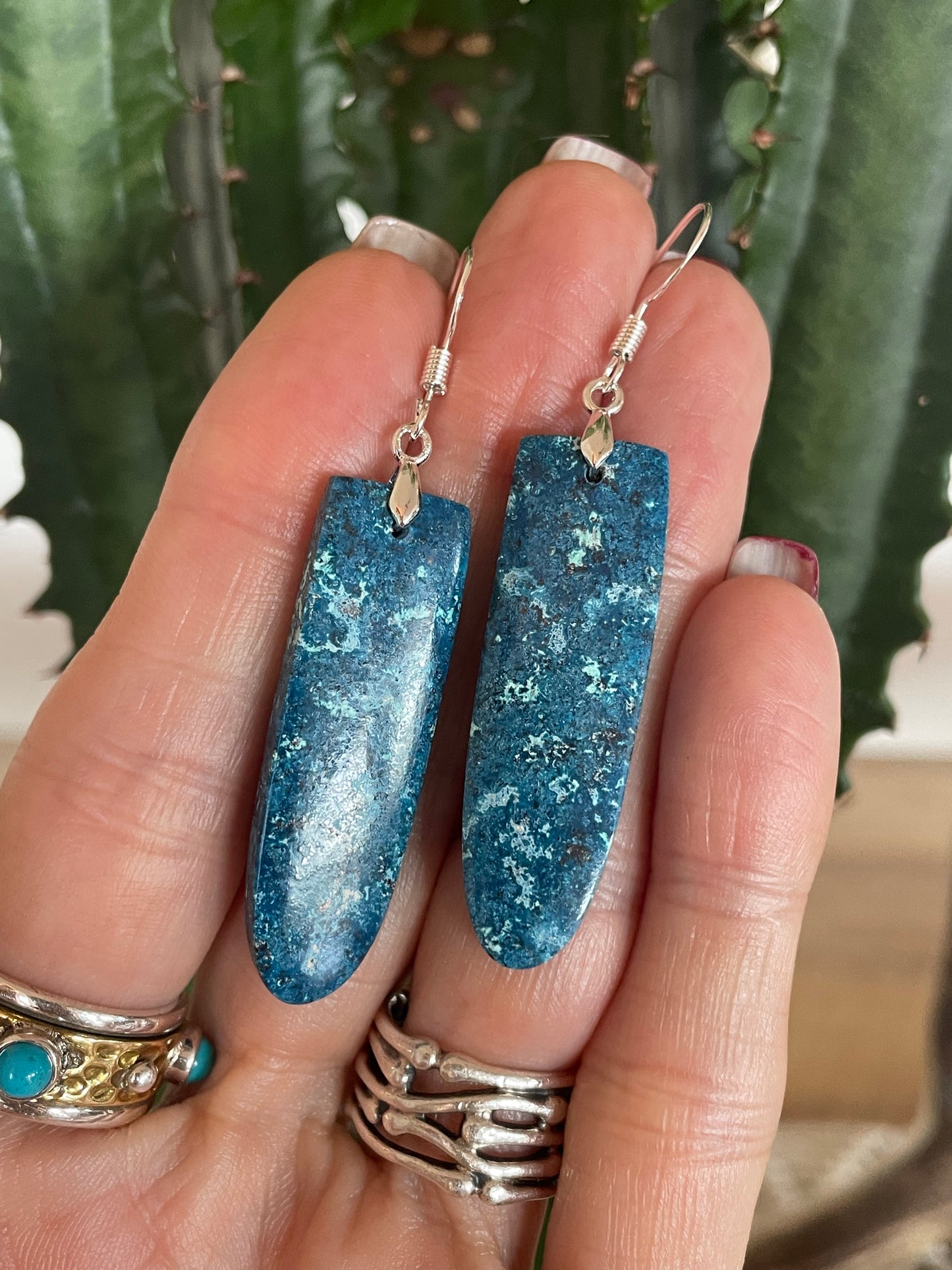 Shattuckite Dangles ~ SweetGrass Studio