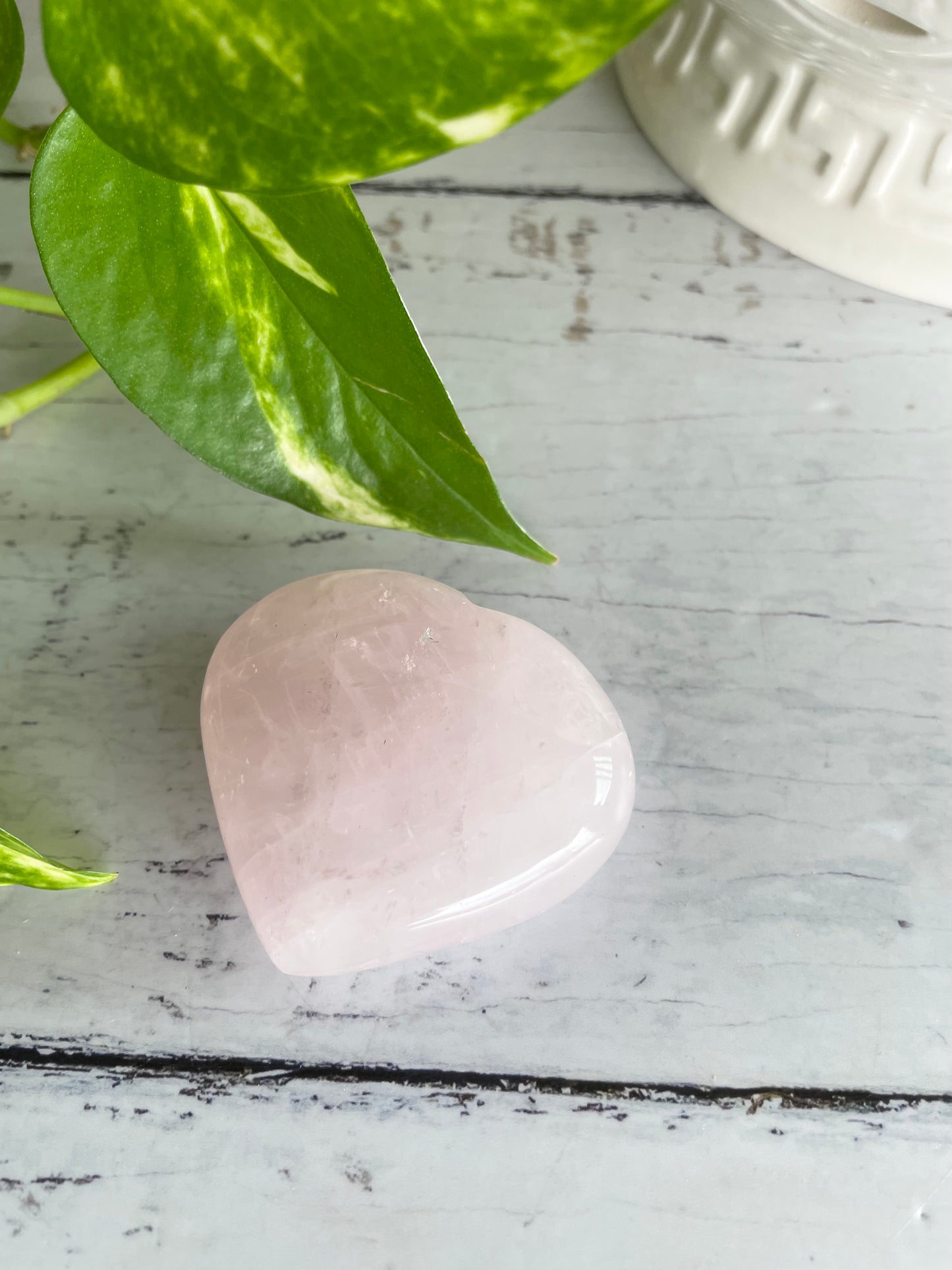 Rose Quartz Heart