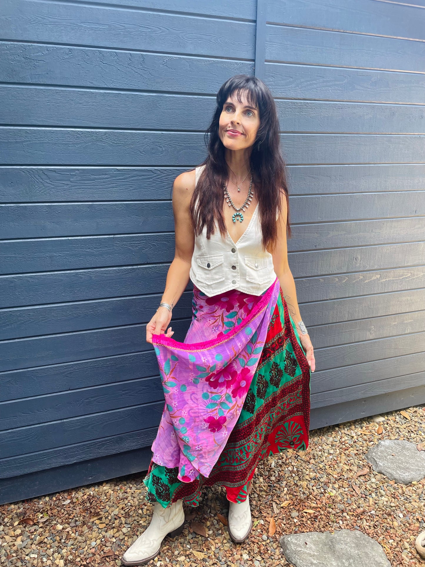 Upcycled Sari Skirt 3