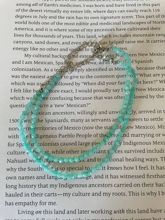 Faceted Bracelet ~ Amazonite