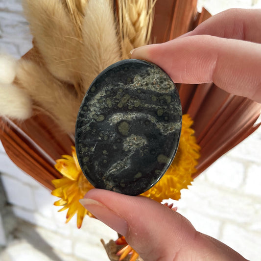 Kambaba Jasper Thumb/Worry Stone ~ intuitively chosen