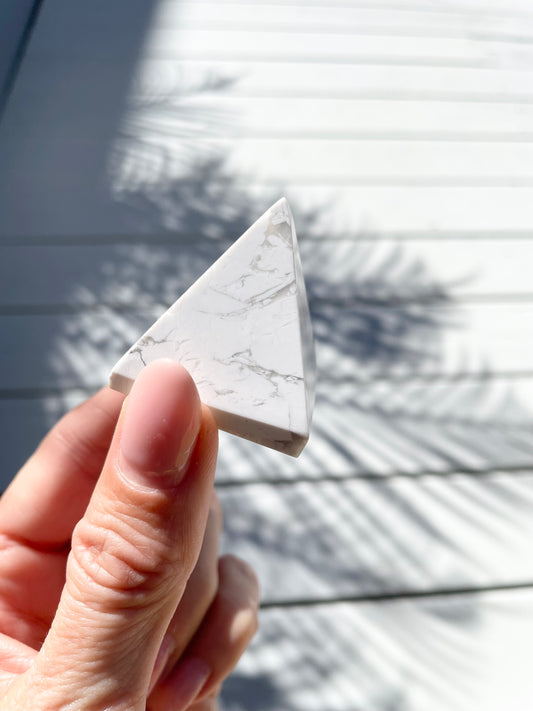 White Howlite Pyramid