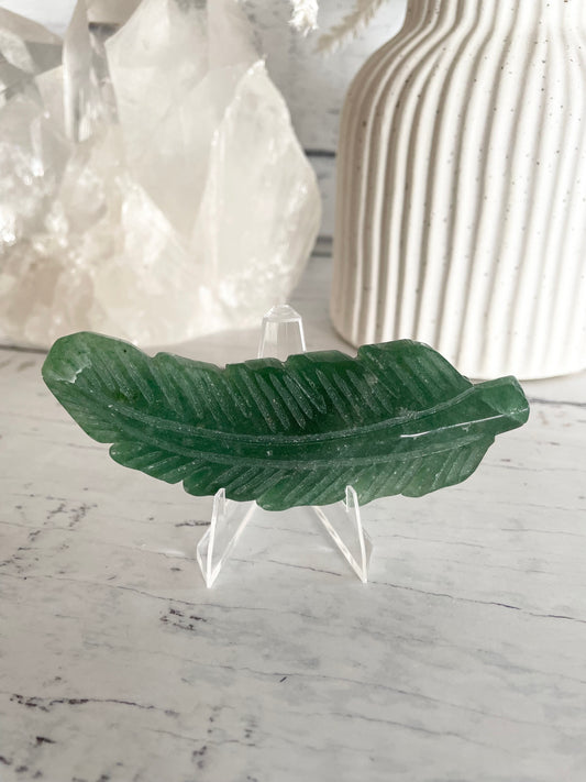 Green Aventurine feather