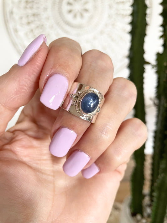 Kyanite Ring - Adjustable size 6-10
