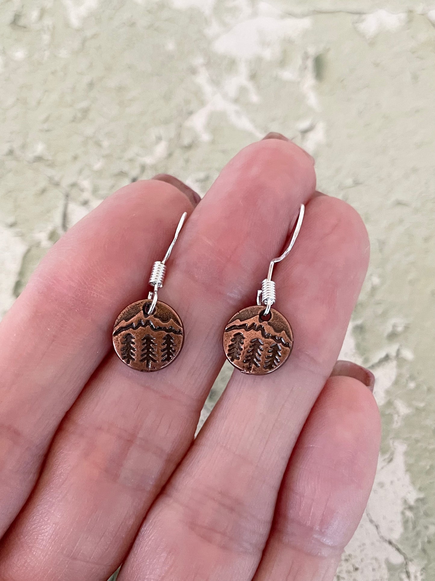 Copper Dangles - Cherokee Love