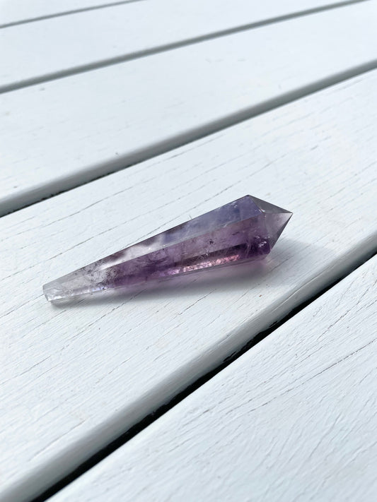Chevron Dream Amethyst Torch/Point