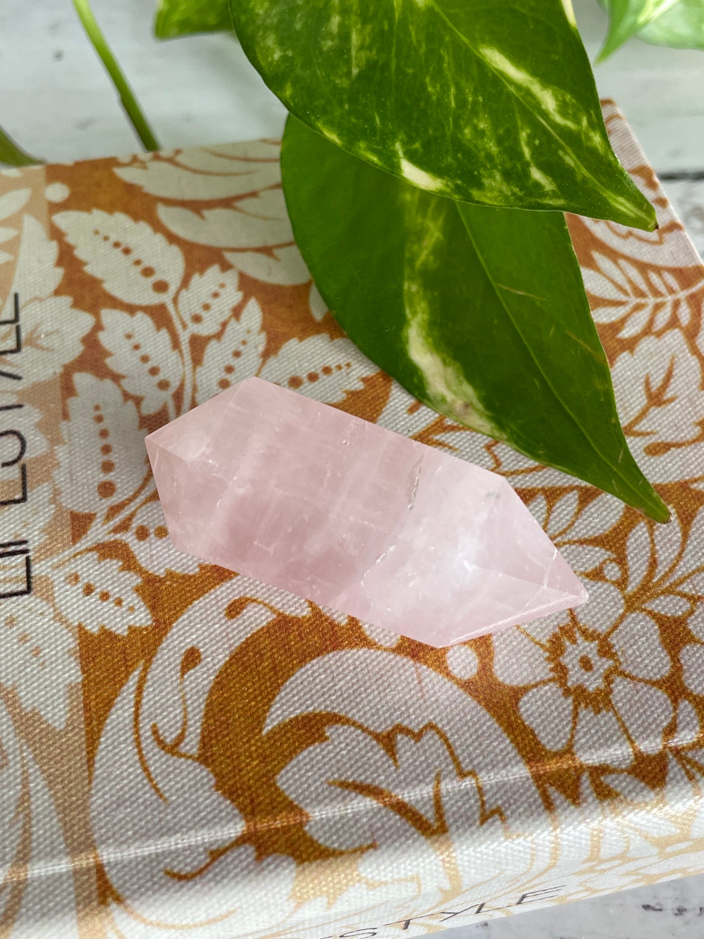 Rose Quartz Double Point