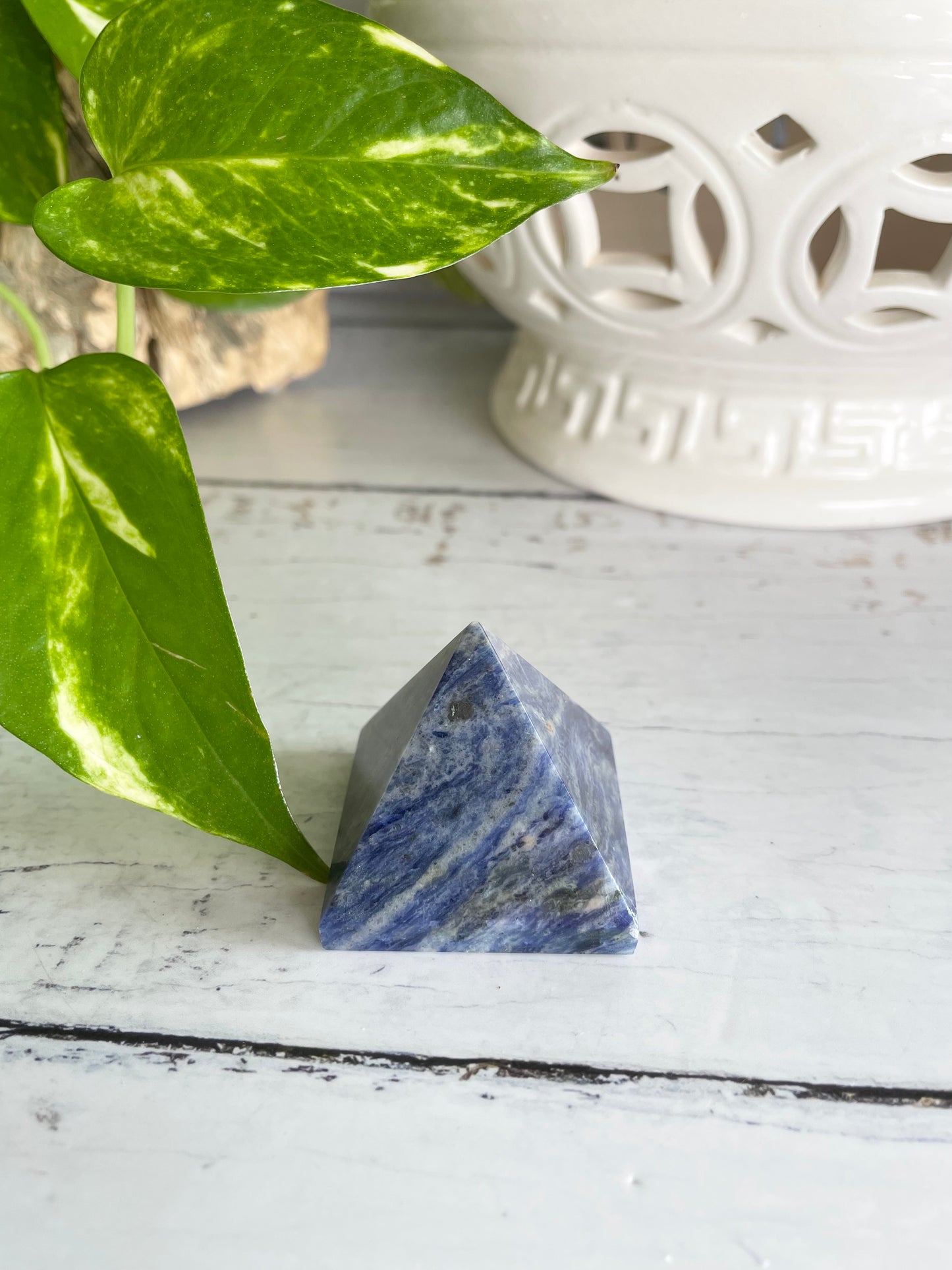 Sodalite Pyramid