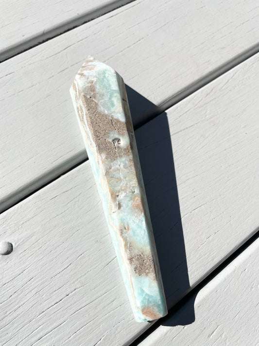 Hemimorphite Torch/Point